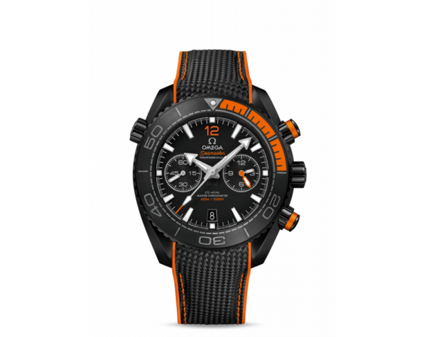 Omega Seamaster Planet Ocean Deep Black 600m Co-Axial Master Chronometer Chronograph 45.5mm