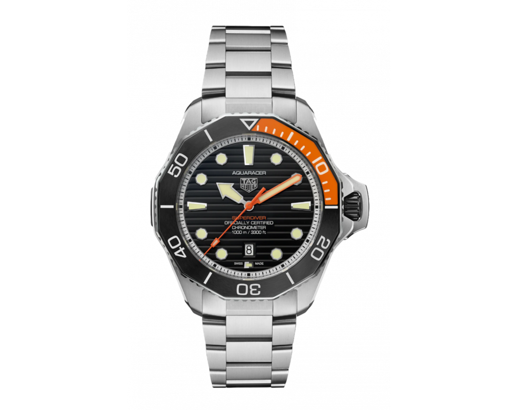 TAG Heuer AQUARACER 1000 SUPERDIVER Titanio Auto 45mm