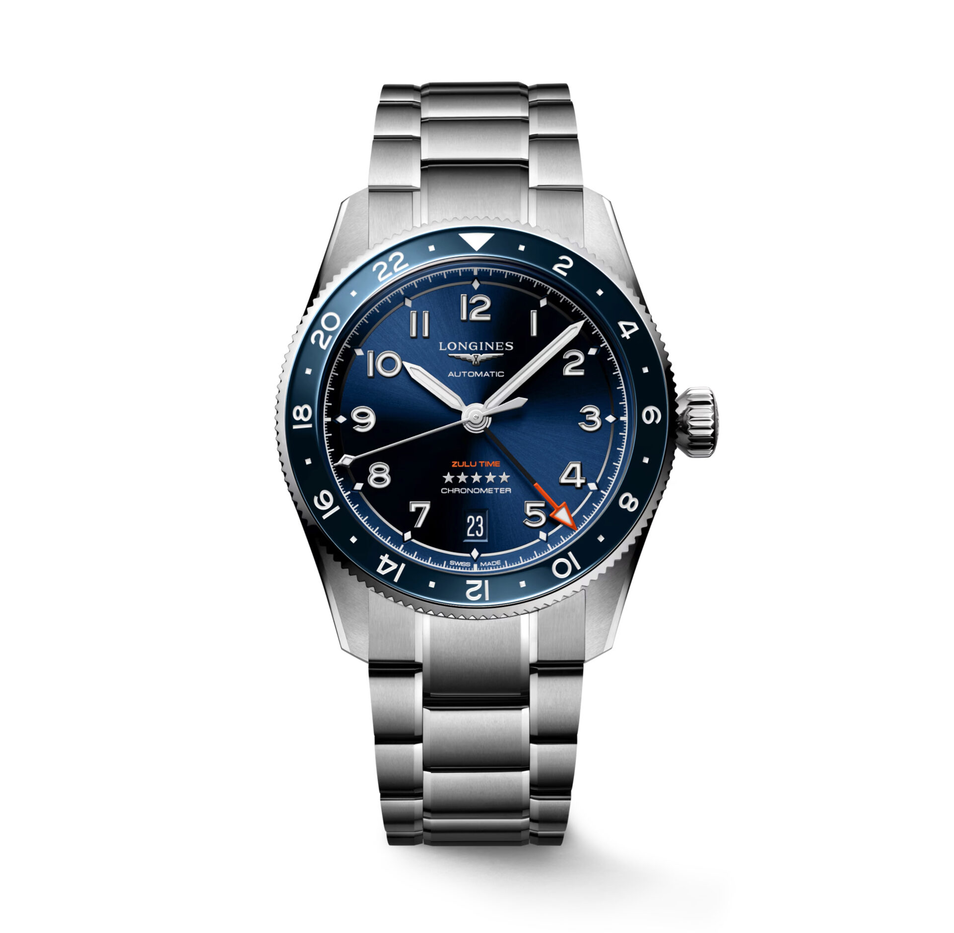Longines Spirit Zulu Time Automatic 39mm
