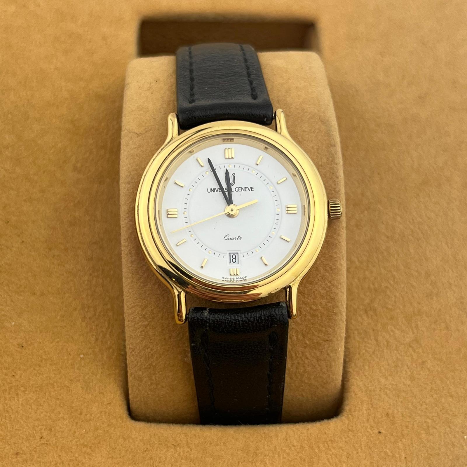 Universal Geneve Quartz Plaque 28mm