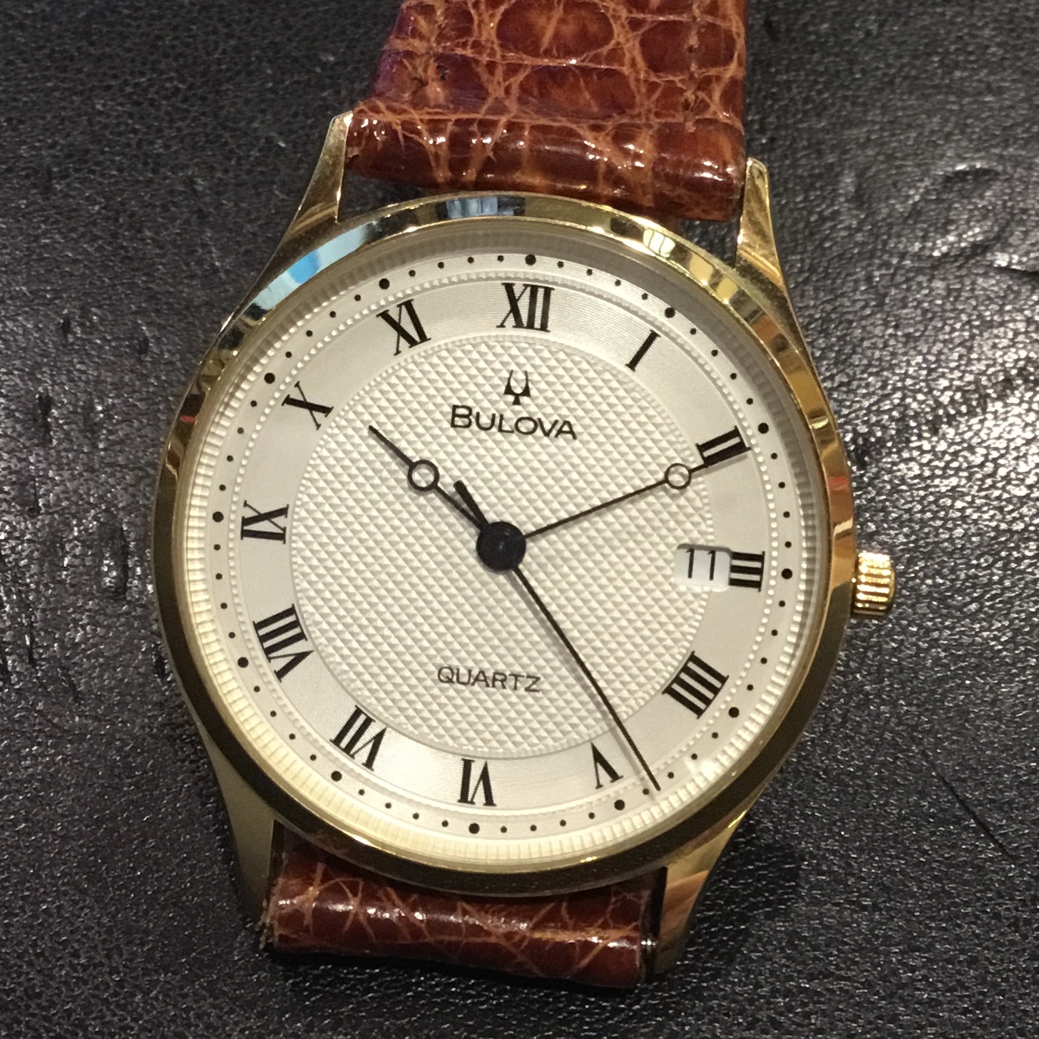 Bulova Quartz oro 18kt 32mm