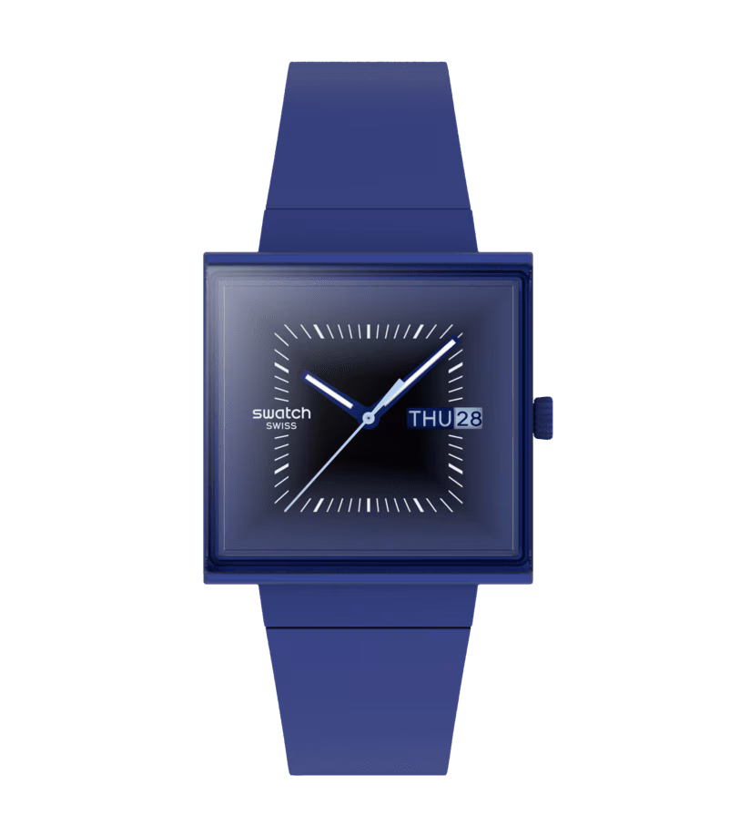 Swatch Essentials Squarely Blacklight 41.80mm