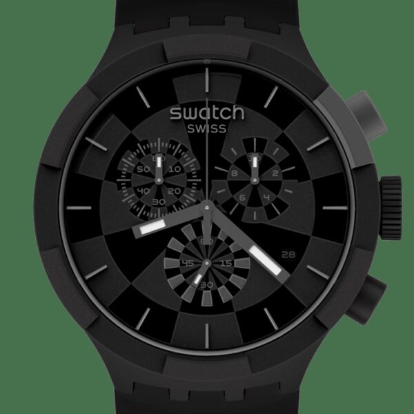 Swatch Big Bold Chrono Checkpoint Black 47mm - immagine 2