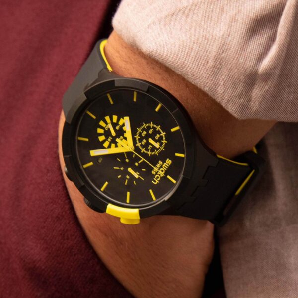 Swatch Big Bold Chrono Checkpoint Yellow 47mm - immagine 4