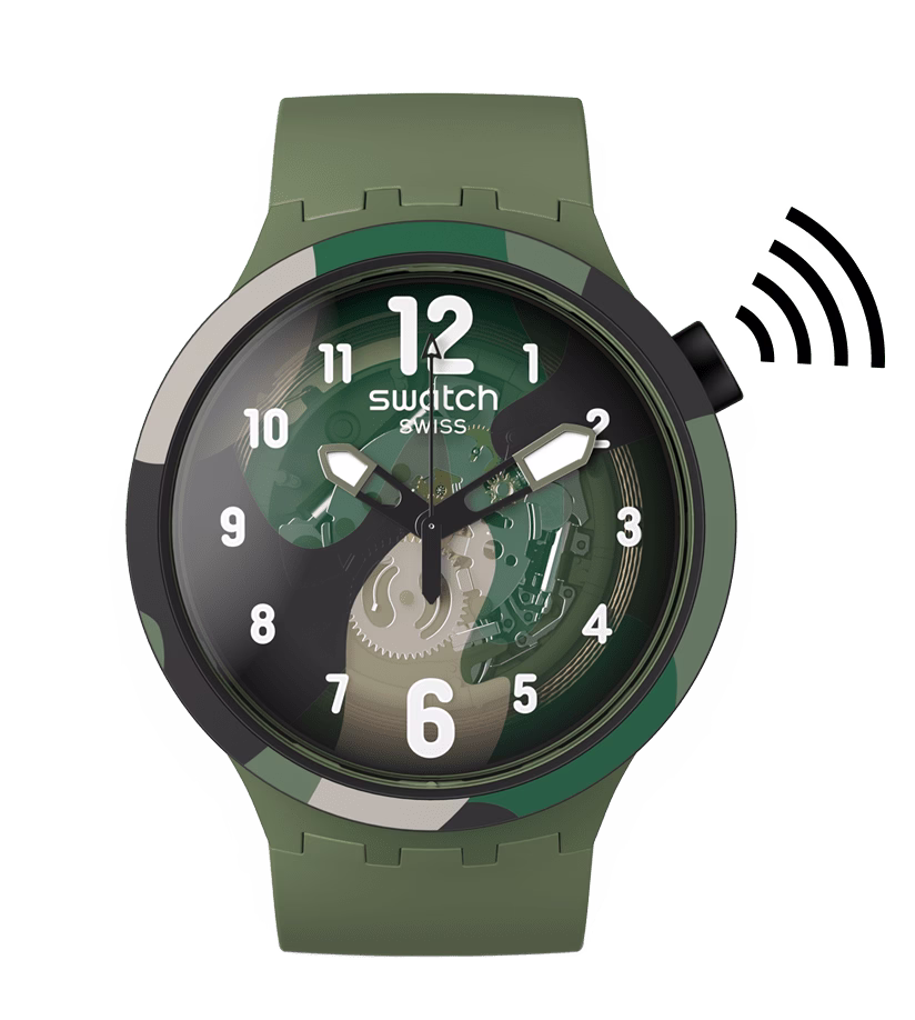 Swatch Look Right Thru Green Pay 47mm