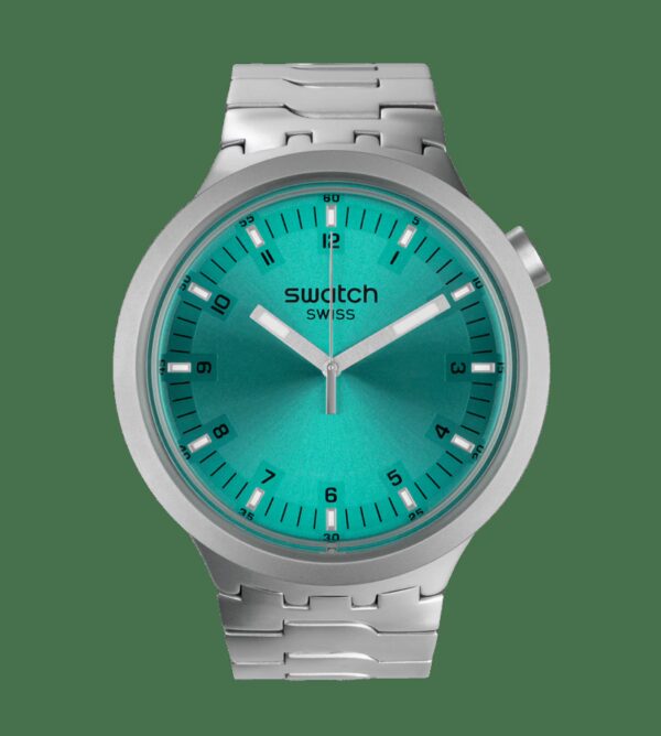 Swatch Big Bold Irony Aqua Shimmer 47mm