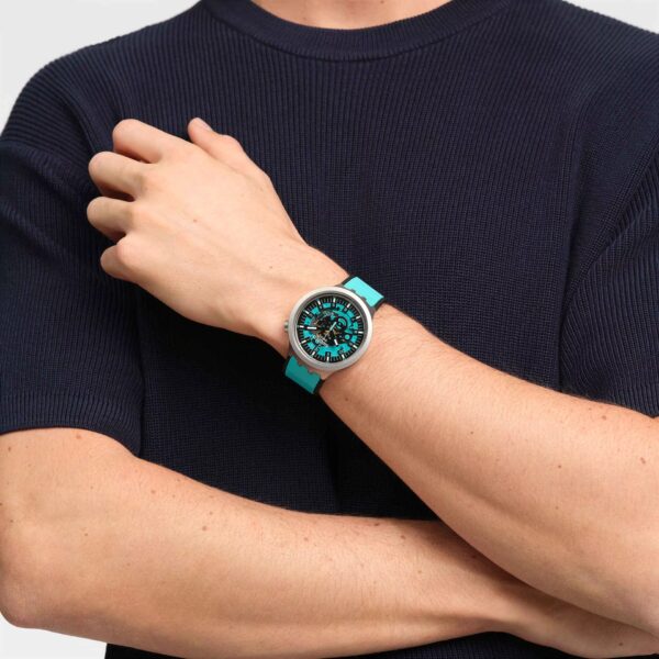 Swatch Big Bold Irony Mint Trim 47mm - immagine 4