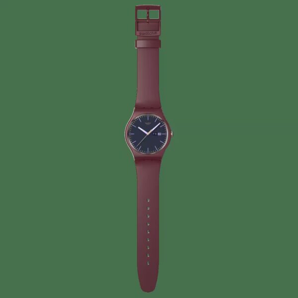 Swatch Essentials Burgundy Berry 41mm - immagine 3