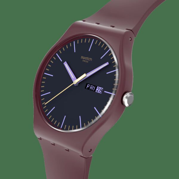 Swatch Essentials Burgundy Berry 41mm - immagine 2