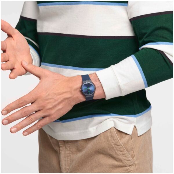Swatch New Gent Blue Rebel 41mm - immagine 4
