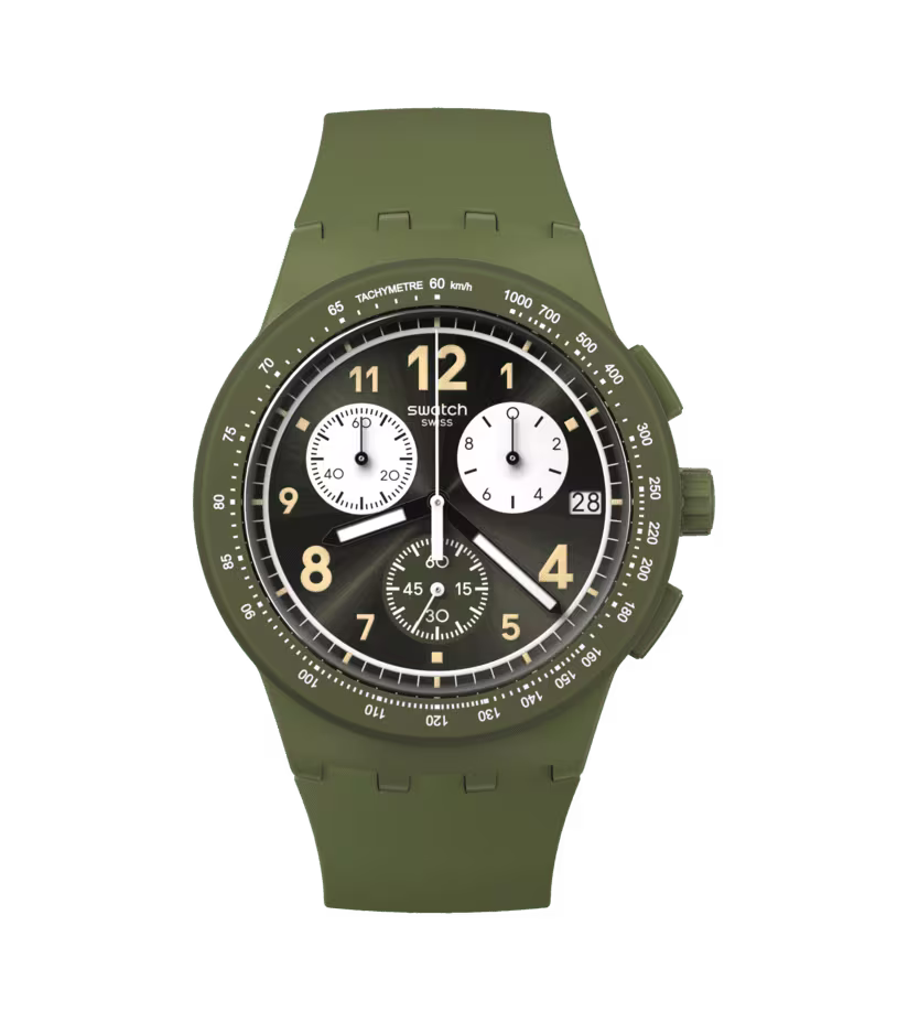 Swatch The November Collection Nothing Basic About Green 42mm