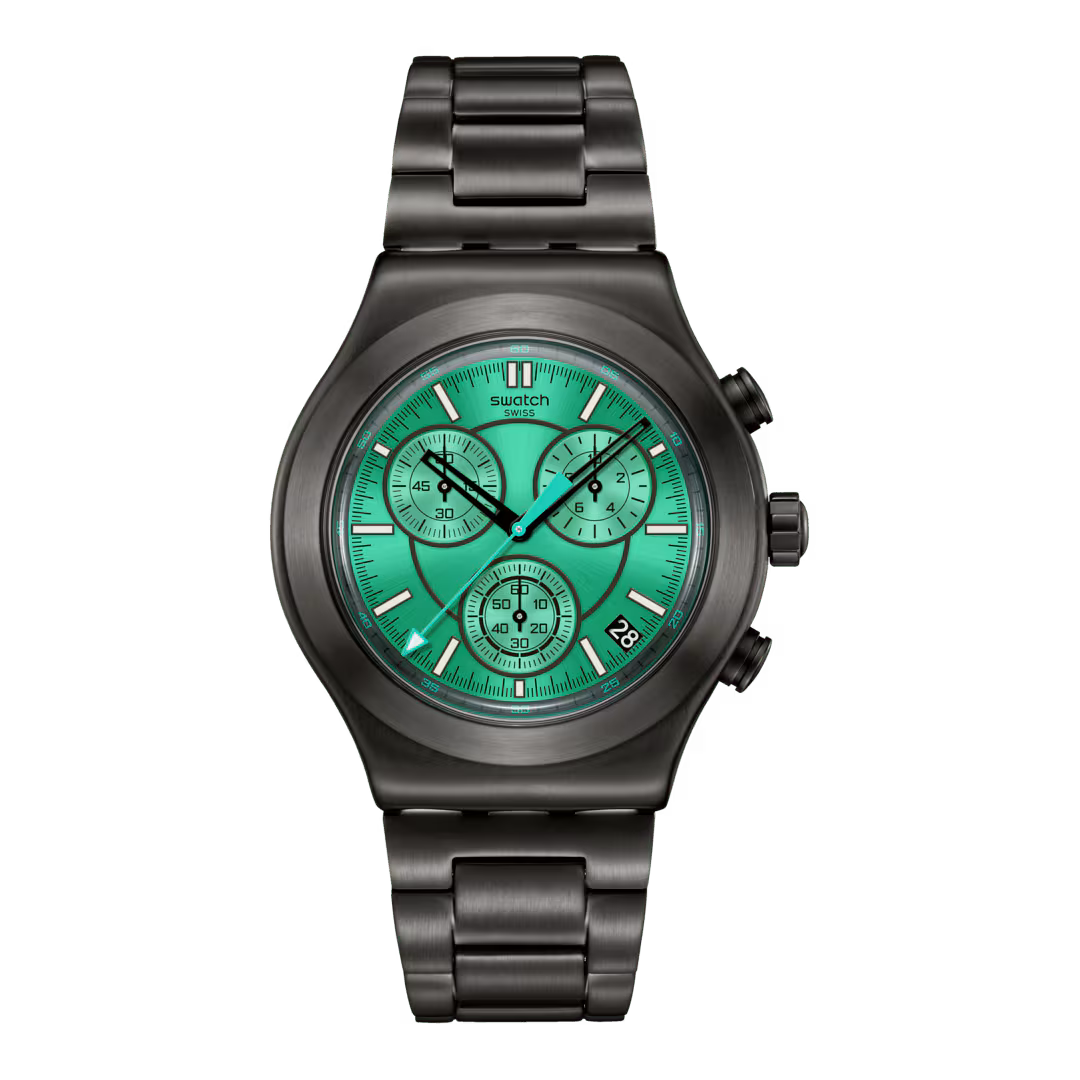 Swatch Essentials Obsessively Obsidian 43mm