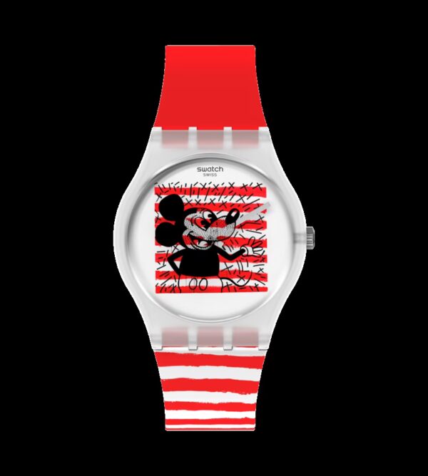 Swatch Mouse Marinière 34mm