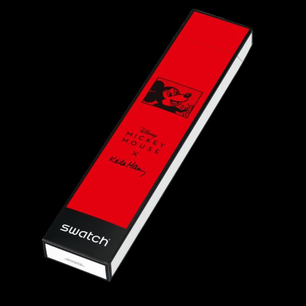 Swatch Mickey Blanc Sur Noir 41mm - immagine 5