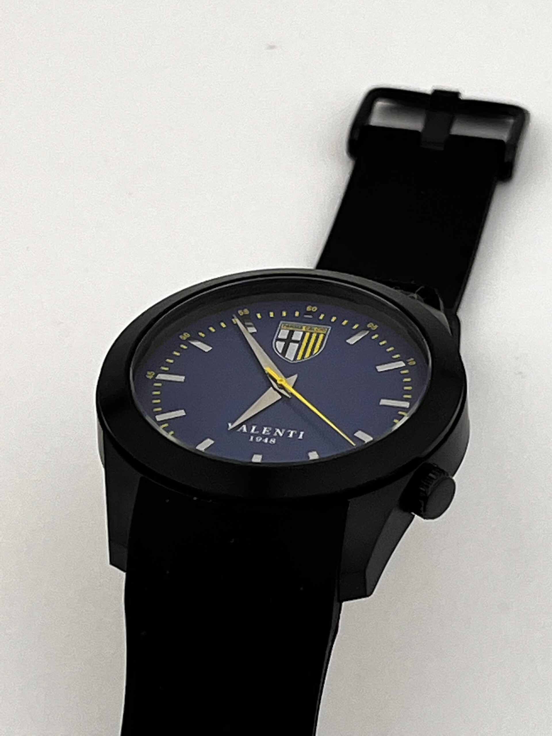 Parma Calcio Orologio cassa brunita cinturino caucciù