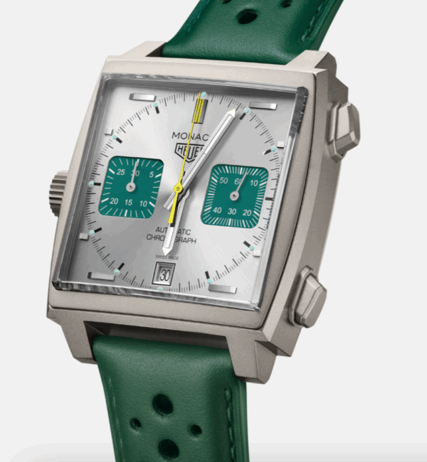 TAG Heuer Monaco Chronograph Racing Green Automatic 39 mm Titanio
