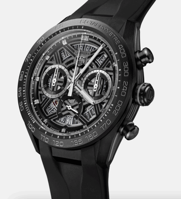 TAG Heuer Carrera Chronograph Extreme Sport Automatic 44 mm Titanio rivestimento DLC